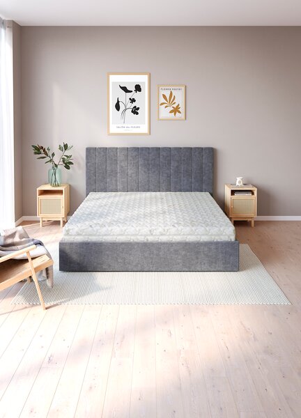 Materac piankowy 90x200cm OSELVA GF35 szary DREAMZONE