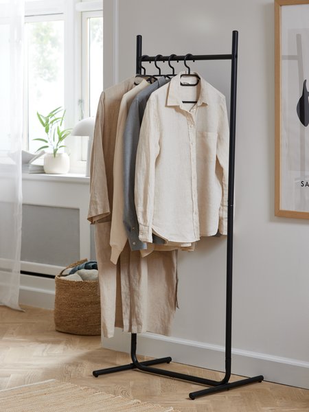 Clothes rail TORNBY black