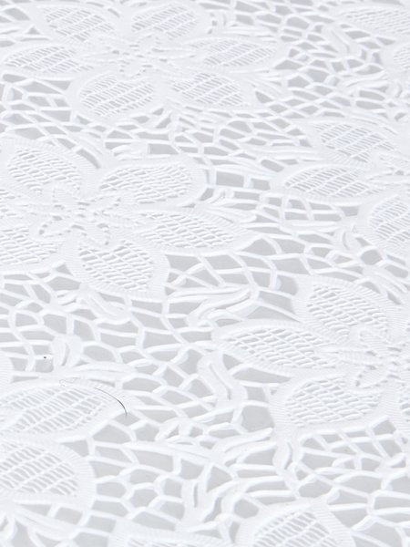 Vinyl tablecloth ALPESTILKE 140cm white