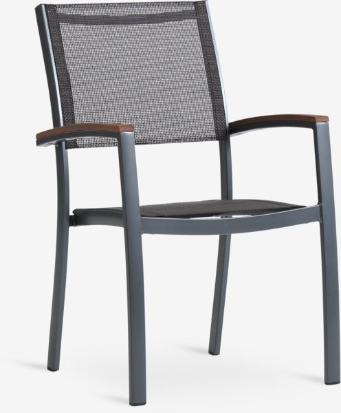 Stacking chair MADERNE grey