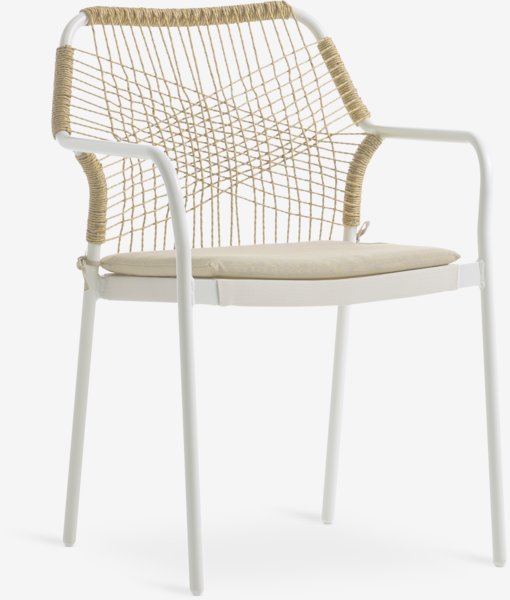 Složiva stolica FASTRUP bijela