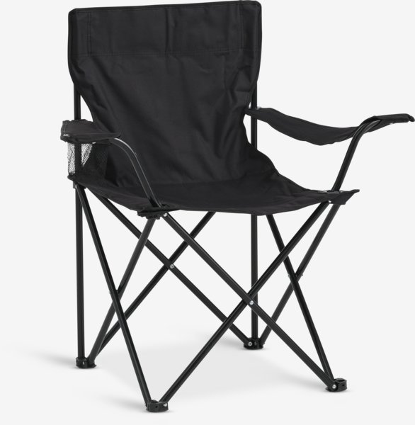 Camping chair HALDBAKKEN black