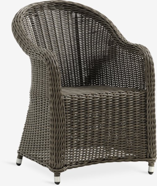 Garden chair GAMMELBY grey