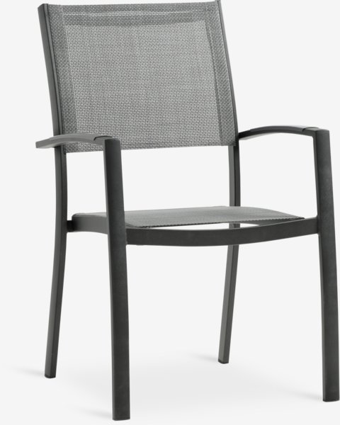 Rakásolható kerti szék STRANDBY szürke