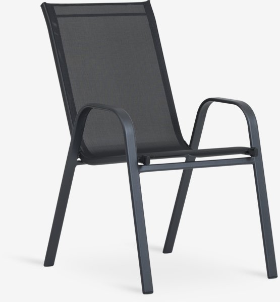 JERSORE L140 table + 4 LEKNES chair black