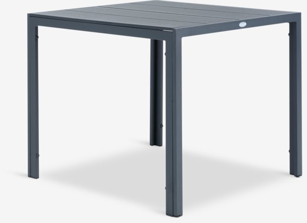 MADERUP L90 table + 4 GUDHJEM chair black