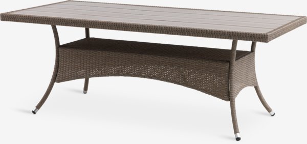 Table de jardin STRIB l84xL150 naturel