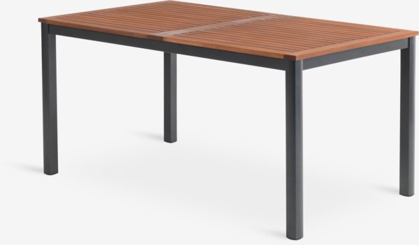 Trädgårdsbord YTTRUP B90xL150 hårdträ