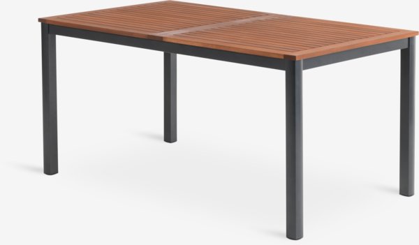 Table de jardin YTTRUP l90xL150 eucalyptus