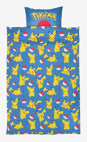 Komplet pościeli POKEMON 140x200 niebieski