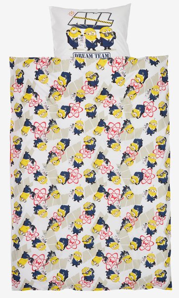 Set posteljine MINIONS 140x200 bijela