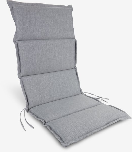 Hagepute regulerbar stol BREDFJED lys grå