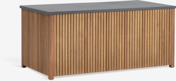 Cushion storage box BEDER W155xH71xD78 hardwood