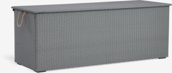 Cushion storage box STAVERN W198xH74xD72 grey