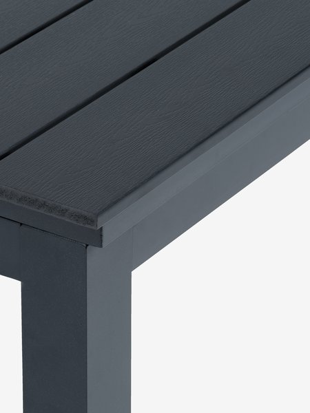 VATTRUP D206/319 stůl + 4 SKIVE židle černá