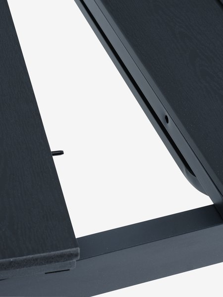 Mesa VATTRUP L172/276 + 4 sillas SKIVE negro