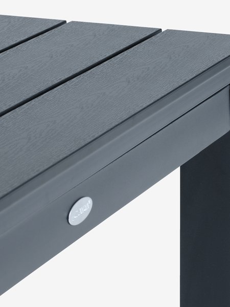 Mesa VATTRUP L172/276 + 4 sillas SKIVE negro