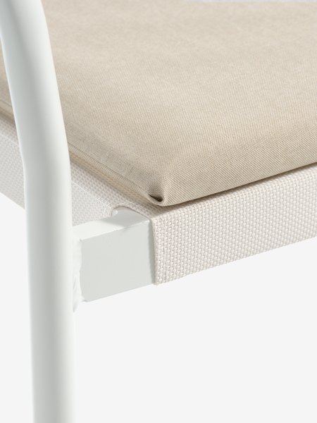 Chaise empilable FASTRUP blanc