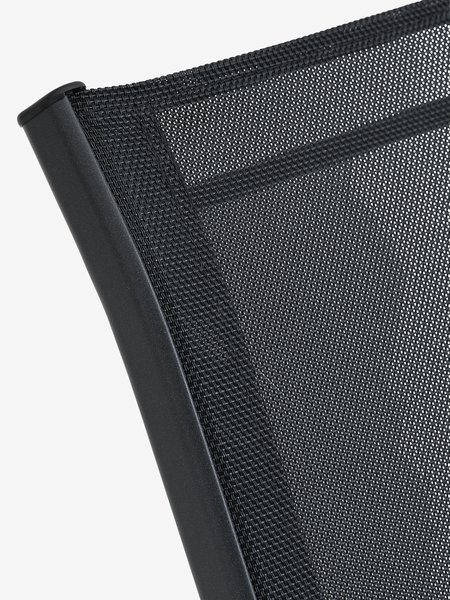 JERSORE L70 bord sort + 2 LEKNES stole sort