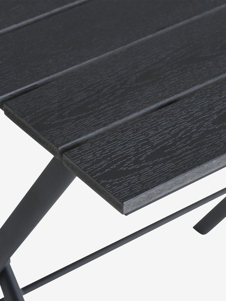 Mesa de balcón SANDVIKA 65x65 negro