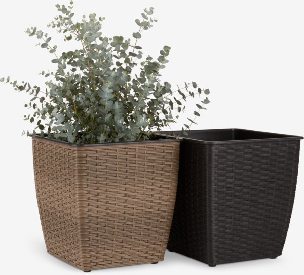 Planter basket ISLOM 31x31x32 assorted