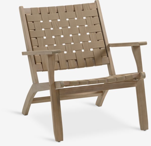 Krzesło wypoczynkowe SKARA drewno twarde