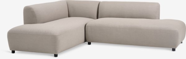 Lounge-Sofa VEDBY 5 Personen wetterbeständig beige