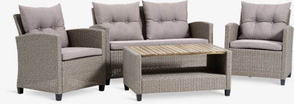 Loungeset VEN 4pers. naturel