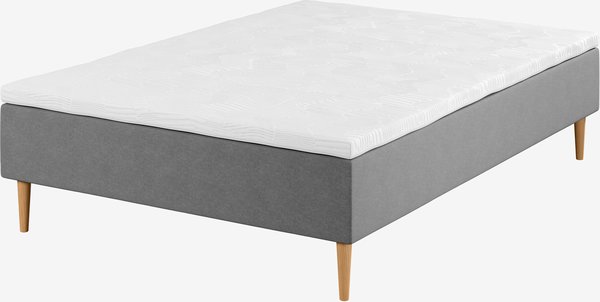 Boxmadras 140x200cm DINGLA PB75 grå-23 DREAMZONE