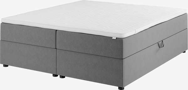 Boxspring 180x200 TYLDA OPBERGRUIMTE GC50 grijs-23