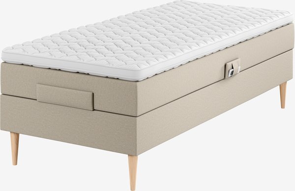 Elevationsseng 90x200cm TONDRA GE45 sand-91 DREAMZONE