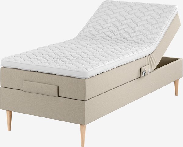 Elevationsseng 90x200cm TONDRA GE45 sand-91 DREAMZONE