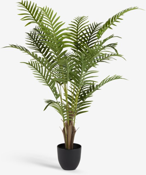 Kunstig plante TJELD H125cm grønn areca palme