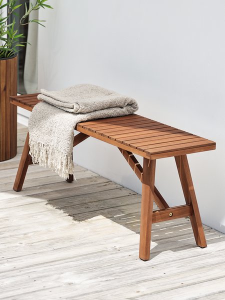 Garden bench GANGESBRO W110xD30 hardwood