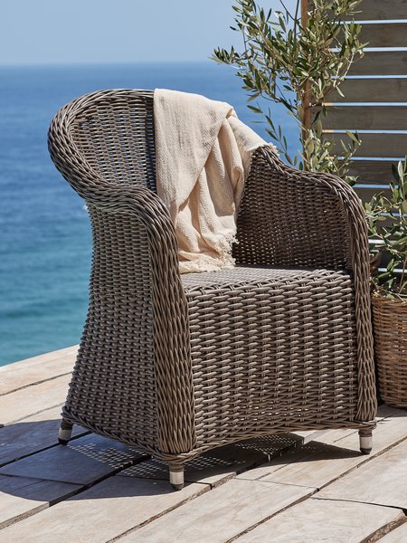 Garden chair GAMMELBY grey