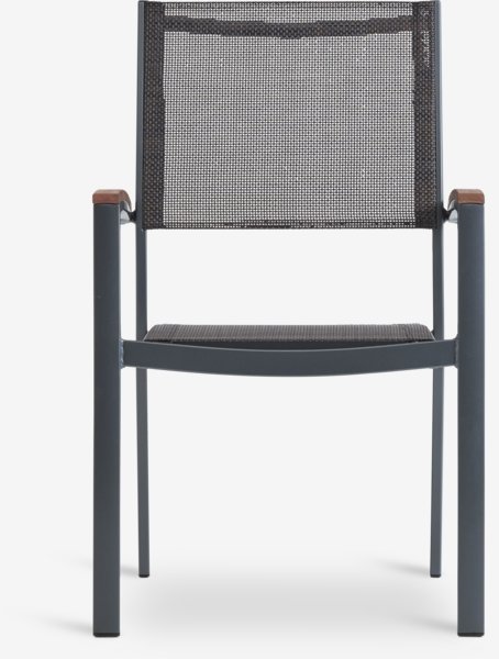 Stacking chair MADERNE grey