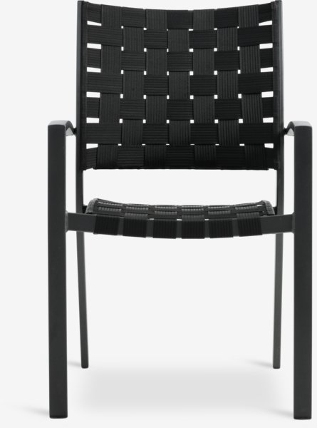 Stohovací židle JEKSEN černá