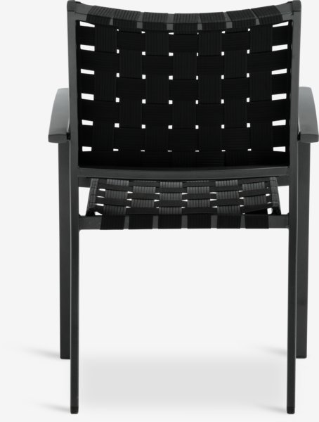 HOBRO D70 stůl + 2 JEKSEN židle černá