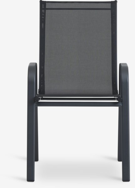 JERSORE L140 table + 4 LEKNES chair black