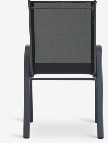 JERSORE L140 table + 4 LEKNES chair black