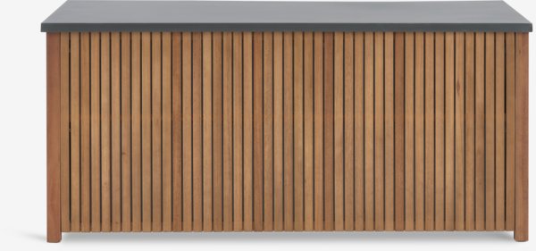 Úložný box na polstry BEDER Š155xV71xH78 tvrdé dřevo