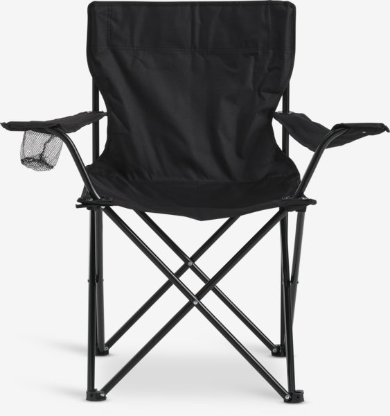 Camping chair HALDBAKKEN black