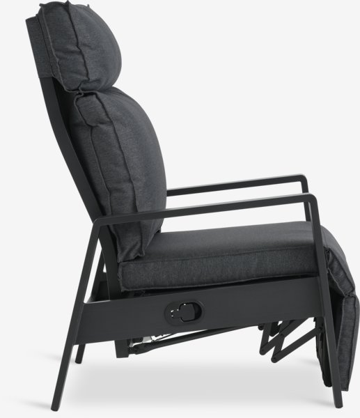 Lounge stolica VONGE crna