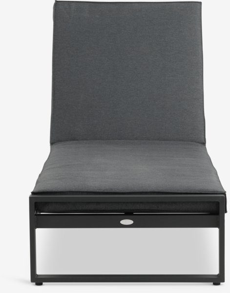 Bain de soleil VONGE l75xL210 noir à séchage rapide