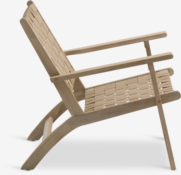 Lounge chair SKARA hardwood