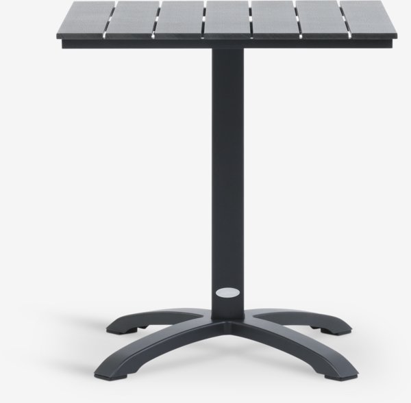 HOBRO L70 table + 2 JEKSEN chair black