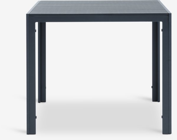 MADERUP L90 table + 4 GUDHJEM chaises noir