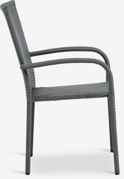 HAGEN L214 table + 4 GUDHJEM chair grey