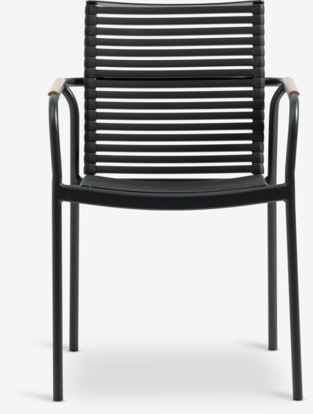 Stacking chair NABE black