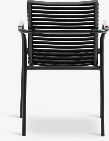 Stacking chair NABE black